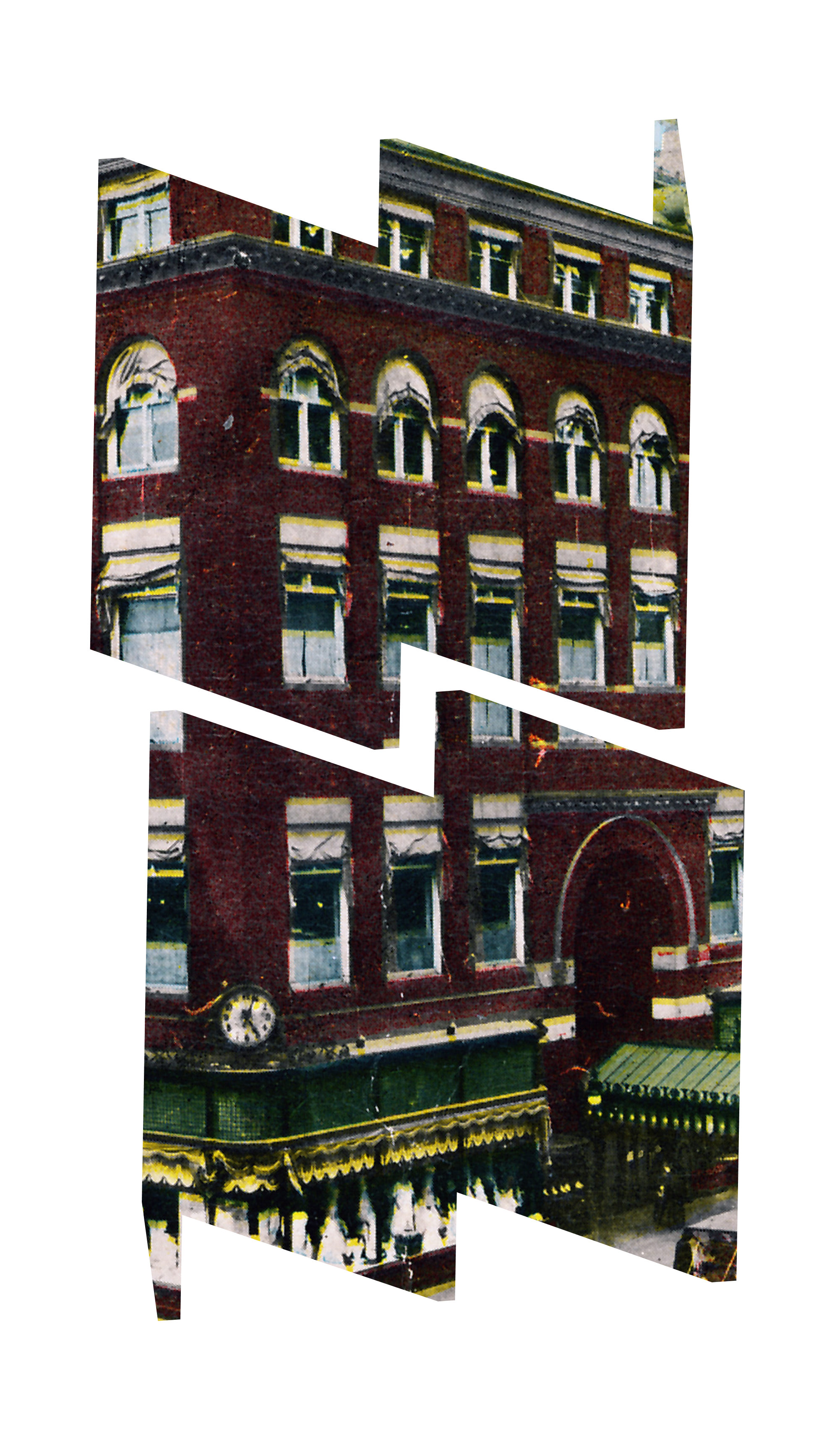 Image of classic Department Store inserted in a W and M frame. 