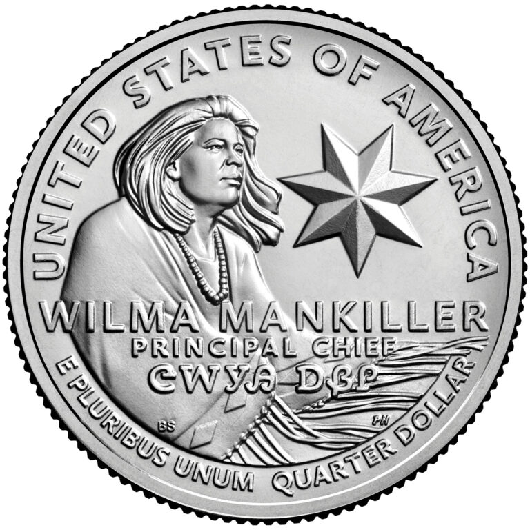 Image of the Wilma Mankiller Quarter
