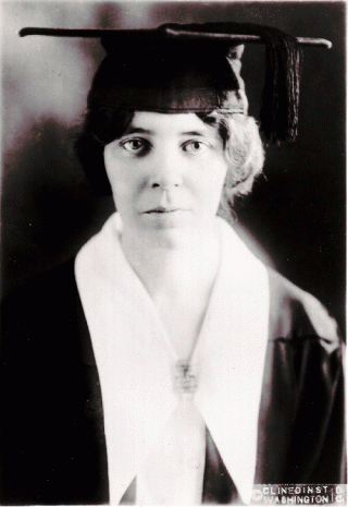 Black and and white portrait of Alice Paul 