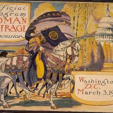 Official Program of the Woman Suffrage procession, Washington DC 1913