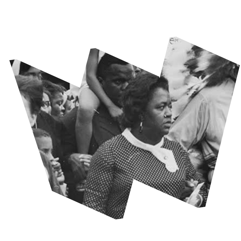 Mother's Day March through Shaw, Washington DC, with members of the National Welfare Rights Organization pictured in W frame.