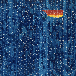 Starry Night & the Astronauts by Alma Thomas
