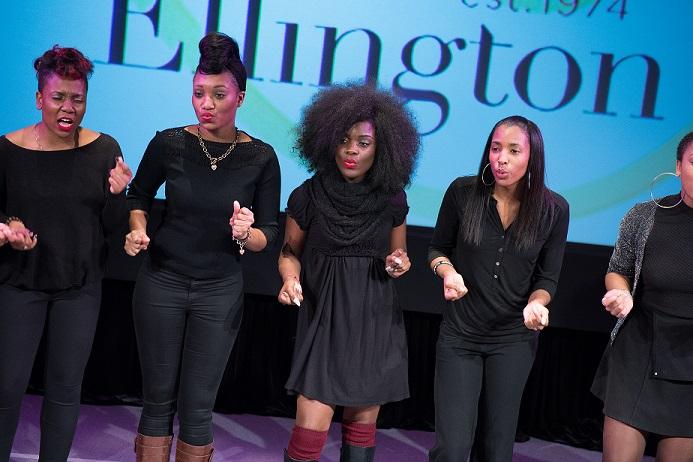 Students from the Duke Ellington School of the Arts