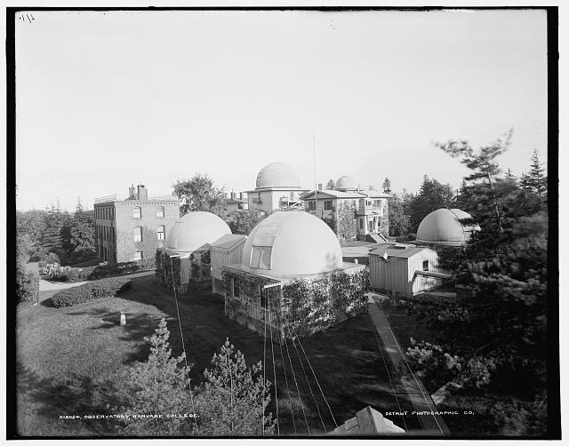 Black and white photo of an observatory