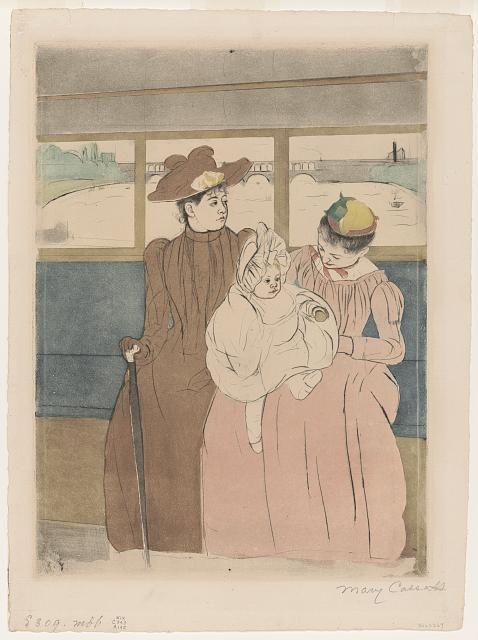 Mary Cassatt's In the omnibus