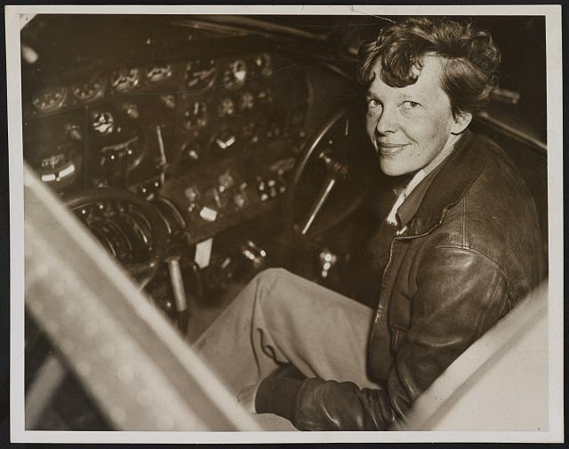 An outstanding picture of 1937 - tragedy (Amelia Earhart)