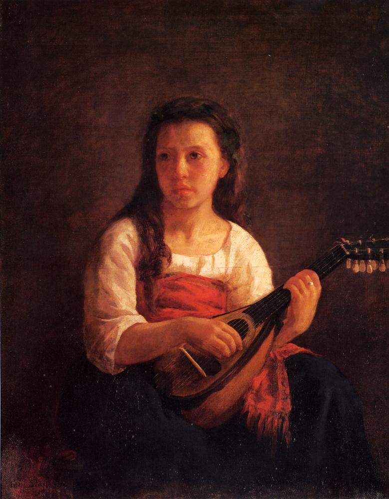 Mary Cassat's The Mandolin Player