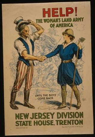 World War I,WWI,Woman's Land Army of America,University of Virginia,c1918 