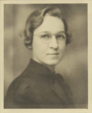 Apgar poses alone for a portrait.