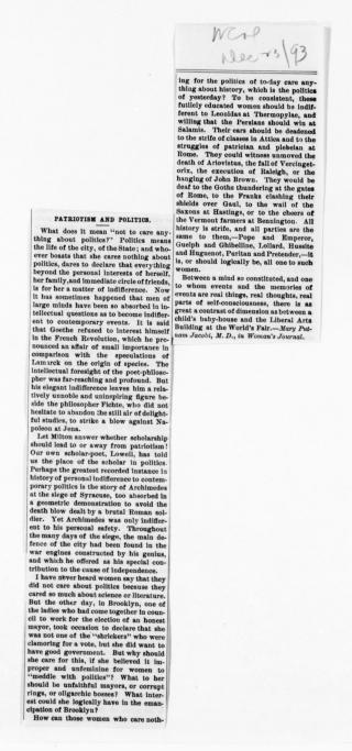 Newspaper clipping
