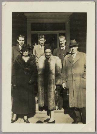 Claire McCardell with her family, 