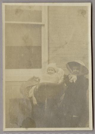 Claire McCardell with younger brother