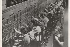 Bell System Telephone Switchboard Women