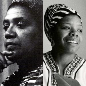 Headshots of Audre Lorde and Maya Angelou