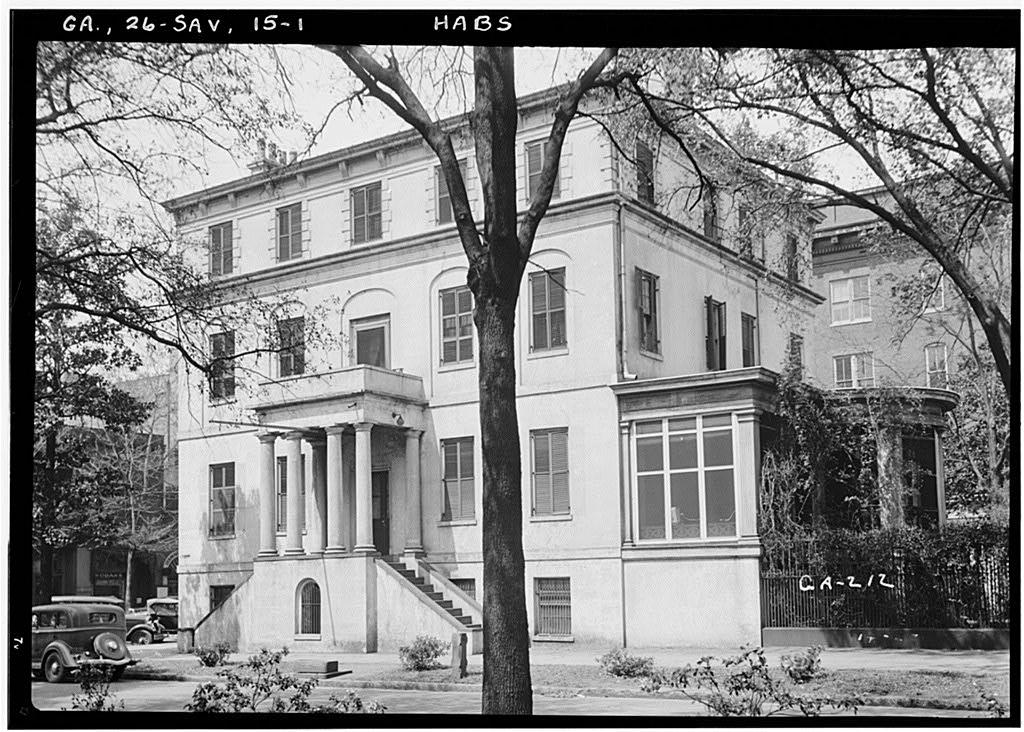 Juliette Gordon Low house in Savannah, Georgia.