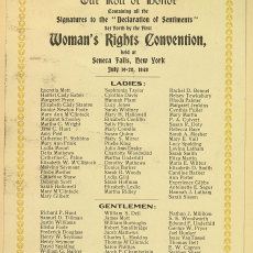 Declaration of Sentiments