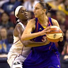 Swin Cash and Diana Taurasi Basketball